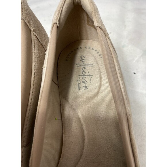 Collection By Clarks Womens Pink Suede Heel Size 8M - Picture 7 of 8